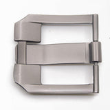 Maxbell Belt Buckle Replacement Silver Women Men Alloy Heavy Duty Rectangular 1.5"