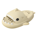 Maxbell Shark Massage Slippers Non slip Comfy Lightweight Unisex 42-43 Beige