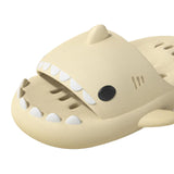 Maxbell Shark Massage Slippers Non slip Comfy Lightweight Unisex 42-43 Beige
