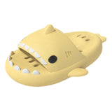 Maxbell Shark Massage Slippers Non slip Comfy Lightweight Unisex 36-37 Yellow