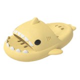 Maxbell Shark Massage Slippers Non slip Comfy Lightweight Unisex 36-37 Yellow