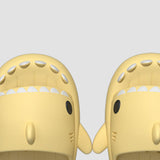 Maxbell Shark Massage Slippers Non slip Comfy Lightweight Unisex 44-45 Yellow