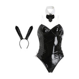 Maxbell Bunny Costume Cosplay Bodysuit Girls W/ Bunny Ears for Fancy Dress Christmas M