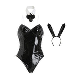 Maxbell Bunny Costume Cosplay Bodysuit Girls W/ Bunny Ears for Fancy Dress Christmas L