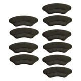 Maxbell 5 Pairs Heel Grips Pads Soft Sponge Foot Cushioning High Heel Inserts Black