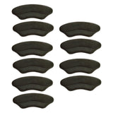 Maxbell 5 Pairs Heel Grips Pads Soft Sponge Foot Cushioning High Heel Inserts Black