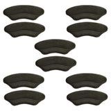 Maxbell 5 Pairs Heel Grips Pads Soft Sponge Foot Cushioning High Heel Inserts Black