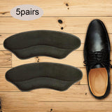 Maxbell 5 Pairs Heel Grips Pads Soft Sponge Foot Cushioning High Heel Inserts Black