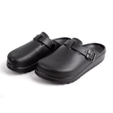 Maxbell Nurse Clogs Slippers Waterproof Women Nursing Shoes for Nurse Doctor Summer Black 37