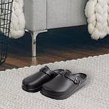 Maxbell Nurse Clogs Slippers Waterproof Women Nursing Shoes for Nurse Doctor Summer Black 37