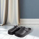 Maxbell Nurse Clogs Slippers Waterproof Women Nursing Shoes for Nurse Doctor Summer Black 37