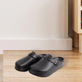 Maxbell Nurse Clogs Slippers Waterproof Women Nursing Shoes for Nurse Doctor Summer Black 37