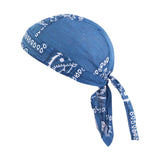 Maxbell Adjustable Beanie Caps Headcloth Sweat Wicking for Training Men blue