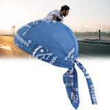 Maxbell Adjustable Beanie Caps Headcloth Sweat Wicking for Training Men blue