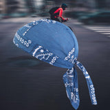 Maxbell Adjustable Beanie Caps Headcloth Sweat Wicking for Training Men blue