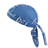 Maxbell Adjustable Beanie Caps Headcloth Sweat Wicking for Training Men blue