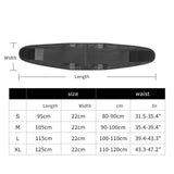 Maxbell Back Brace Weightlifting Waist Support Belt for Herniated Disc Men Women L