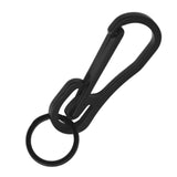 Maxbell Carabiner Keychain Hooks Quick Release Key Ring for Men Women black