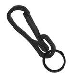 Maxbell Carabiner Keychain Hooks Quick Release Key Ring for Men Women black