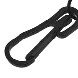 Maxbell Carabiner Keychain Hooks Quick Release Key Ring for Men Women black