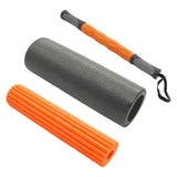 Maxbell Spiky Ball Foam Roller Deep Tissue Muscle Roller Tool 3 in 1 for Exercise