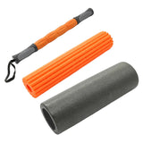 Maxbell Spiky Ball Foam Roller Deep Tissue Muscle Roller Tool 3 in 1 for Exercise