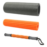 Maxbell Spiky Ball Foam Roller Deep Tissue Muscle Roller Tool 3 in 1 for Exercise