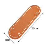 Maxbell Bag Bottom Knitting Crochet Bottom Base Shaper Pad Cushion Handbag Making Brown