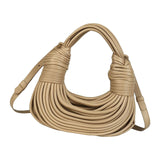 Maxbell Unique Shoulder Bag Stylish PU Adjustable Strap for Girls Ladies Women Khaki