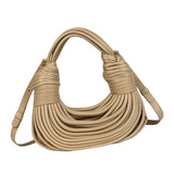 Maxbell Unique Shoulder Bag Stylish PU Adjustable Strap for Girls Ladies Women Khaki