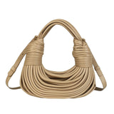 Maxbell Unique Shoulder Bag Stylish PU Adjustable Strap for Girls Ladies Women Khaki