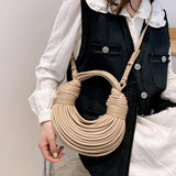 Maxbell Unique Shoulder Bag Stylish PU Adjustable Strap for Girls Ladies Women Khaki
