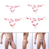Maxbell Men Thong Underpants Comfortable Low Rise Transparent G String M