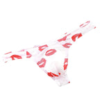 Maxbell Men Thong Underpants Comfortable Low Rise Transparent G String M