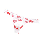Maxbell Men Thong Underpants Comfortable Low Rise Transparent G String M