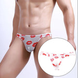 Maxbell Men Thong Underpants Comfortable Low Rise Transparent G String XL