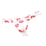 Maxbell Men Thong Underpants Comfortable Low Rise Transparent G String XL