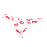 Maxbell Men Thong Underpants Comfortable Low Rise Transparent G String XL