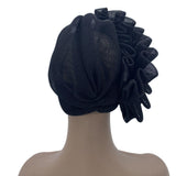 Maxbell Women African Turban Muslim Headscarf Hijab Head Wrap Headtie Headpiece Black