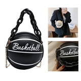 Maxbell Mini Shoulder Bag travel Leather Chain Tote Graphic Black