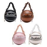 Maxbell Mini Shoulder Bag travel Leather Chain Tote Graphic Black