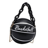 Maxbell Mini Shoulder Bag travel Leather Chain Tote Graphic Black