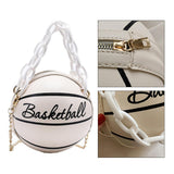 Maxbell Mini Shoulder Bag travel Leather Chain Tote Graphic Beige