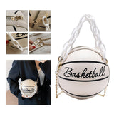 Maxbell Mini Shoulder Bag travel Leather Chain Tote Graphic Beige