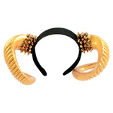 Maxbell Gothic Horn Headband for Halloween Costume Cosplay Party