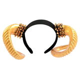 Maxbell Gothic Horn Headband for Halloween Costume Cosplay Party