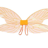 Maxbell Shiny Angel Butterfly Wing Fairy Wing Stage Performance Fancy Dress Orange
