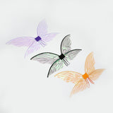 Maxbell Shiny Angel Butterfly Wing Fairy Wing Stage Performance Fancy Dress Orange
