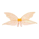 Maxbell Shiny Angel Butterfly Wing Fairy Wing Stage Performance Fancy Dress Orange