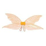 Maxbell Shiny Angel Butterfly Wing Fairy Wing Stage Performance Fancy Dress Orange